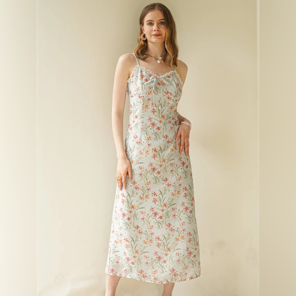 Rosie Posie Serene Bloom Maxi Dress NWT size medium